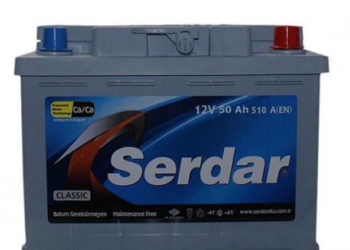 SERDAR AKÜ 12V 50Ah
